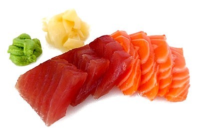 sashimi saumon et thon